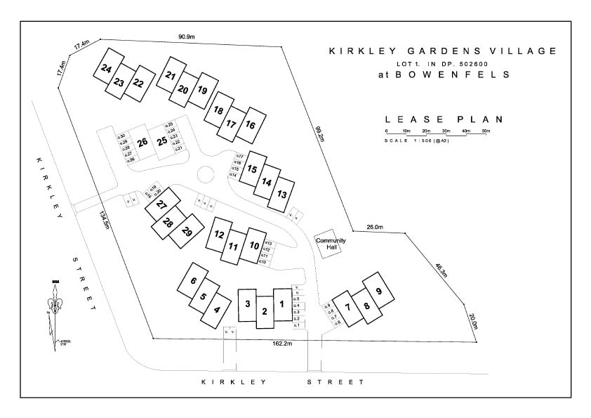 Site Map Kirkley Gardens